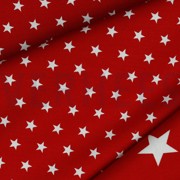POPLIN PETIT STARS RED (thumbnail) #3