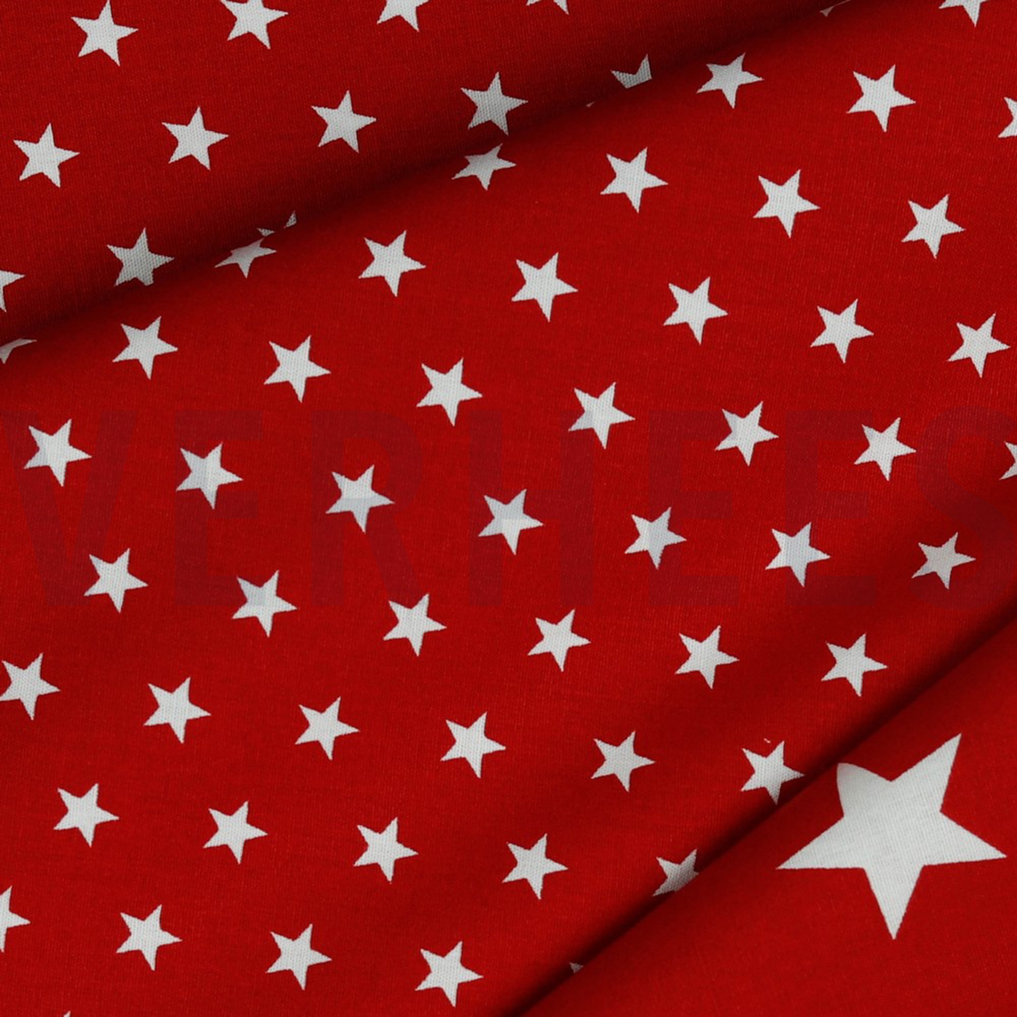 POPLIN PETIT STARS RED (high resolution) #3