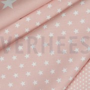 POPLIN PETIT STARS OLD ROSE (thumbnail) #3
