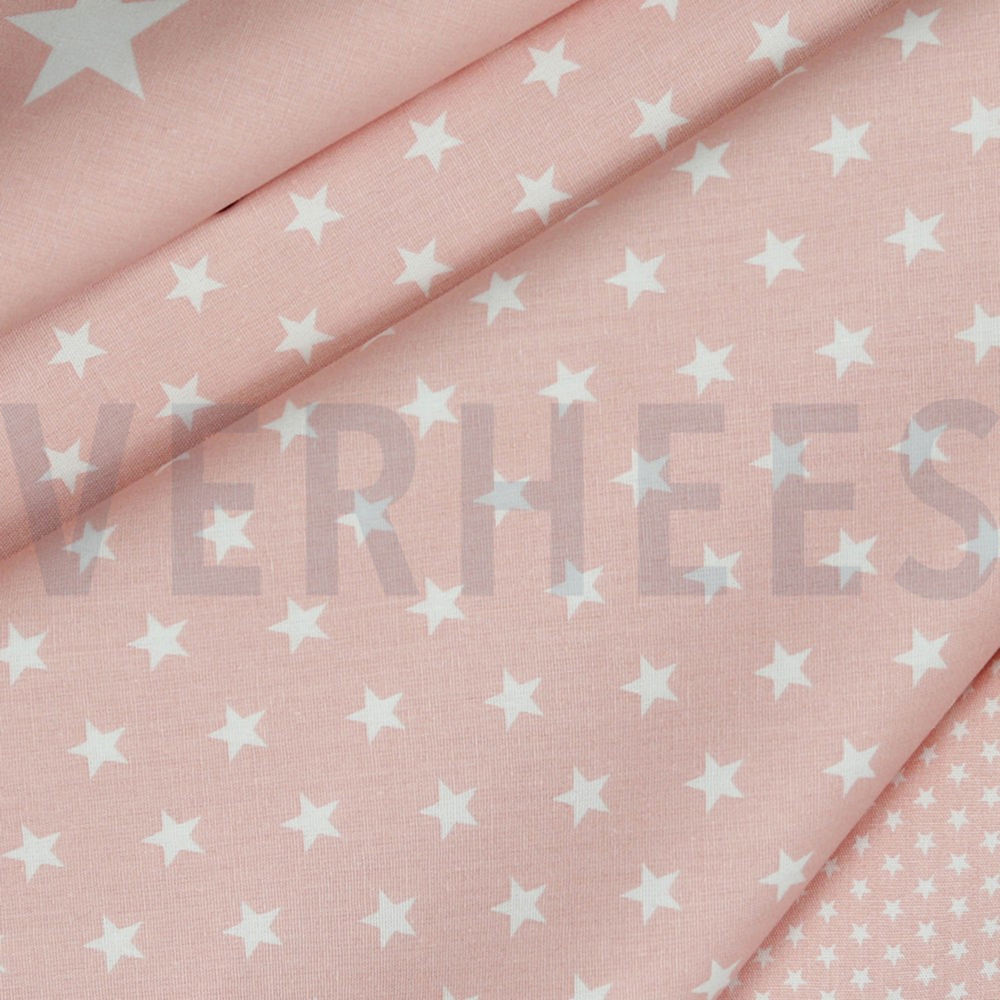 POPLIN PETIT STARS OLD ROSE (high resolution) #3