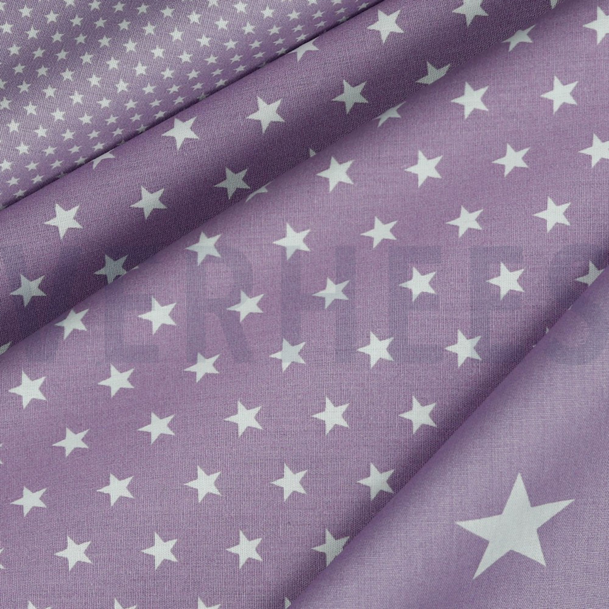POPLIN PETIT STARS LILAC (high resolution) #3