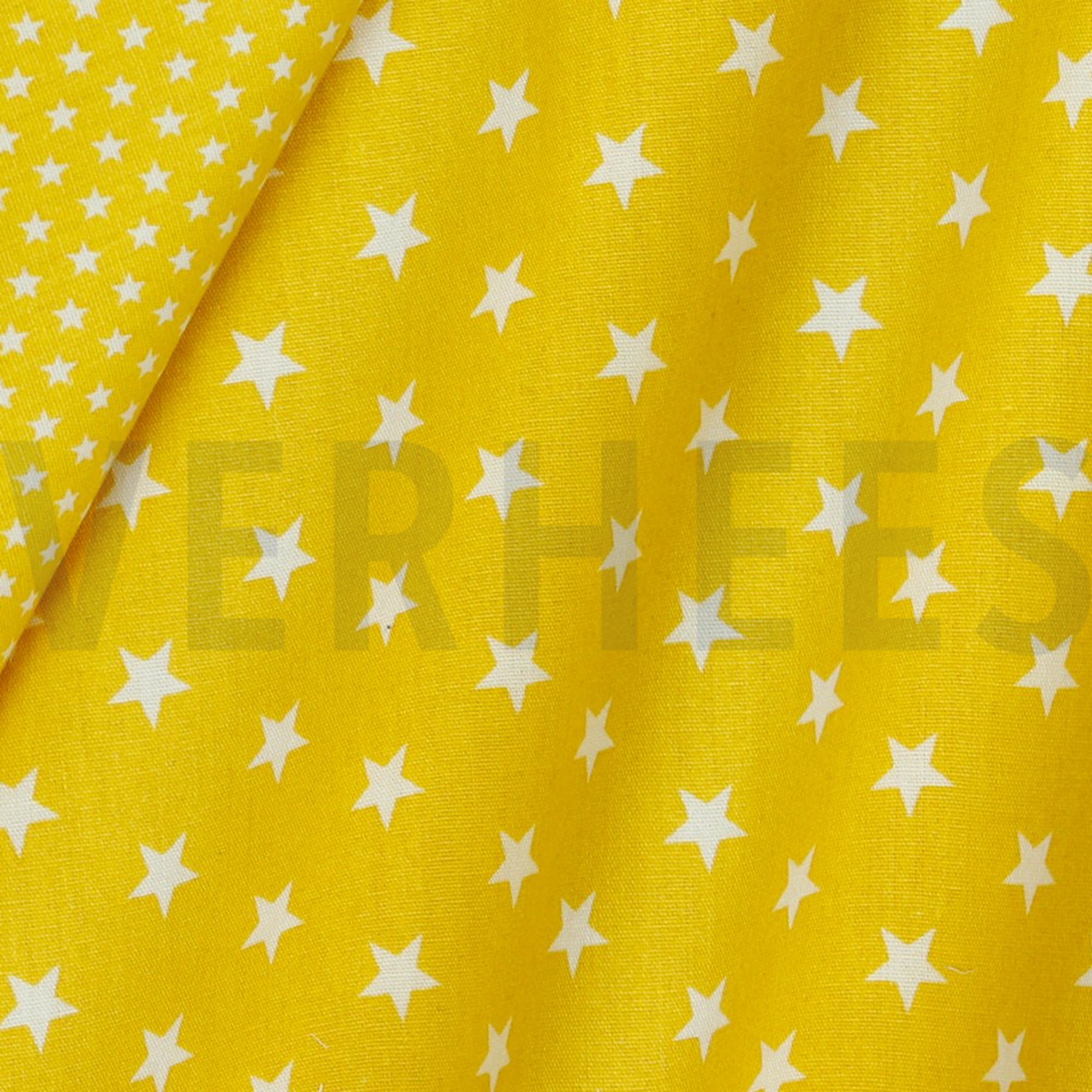 POPLIN PETIT STARS YELLOW (high resolution) #3