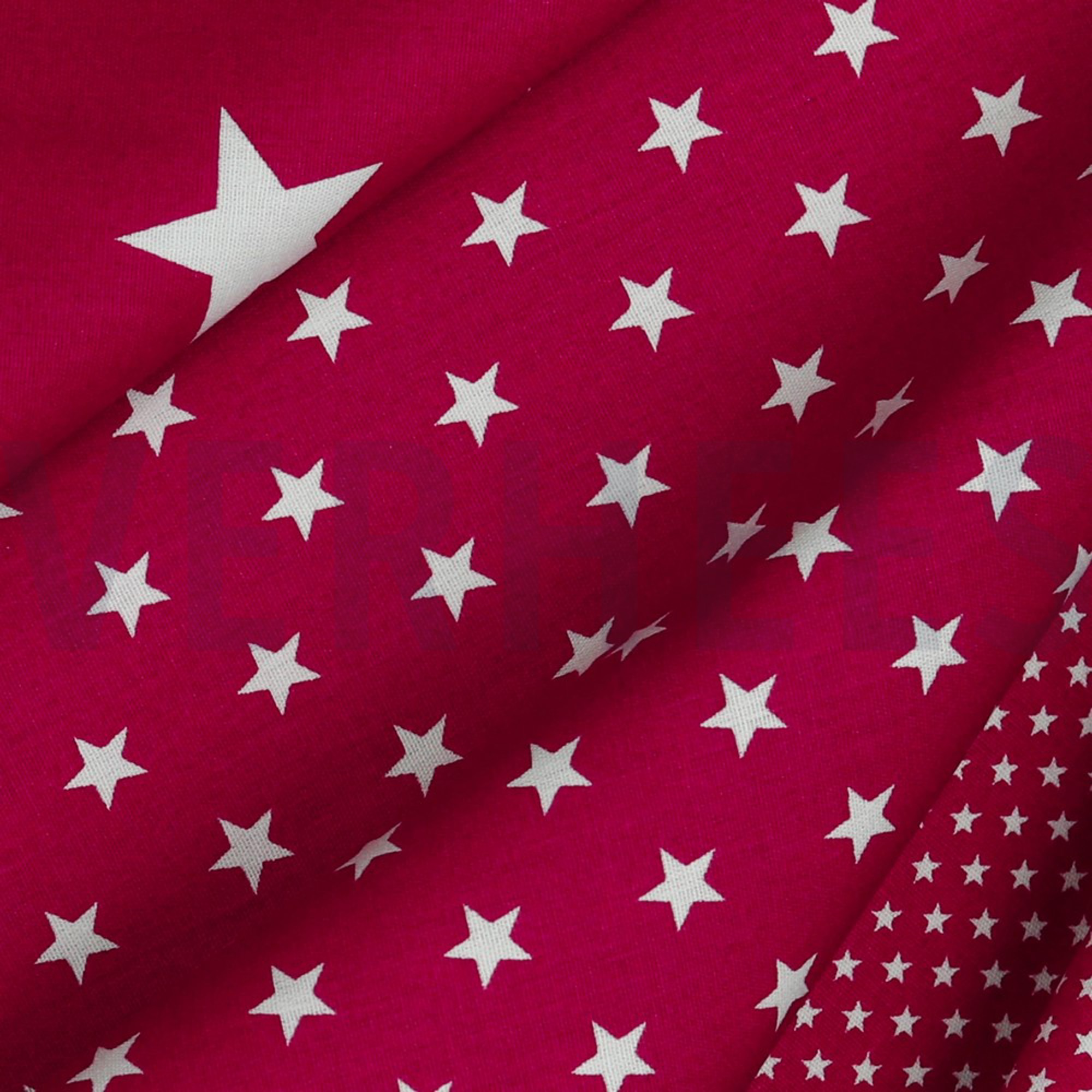 POPLIN PETIT STARS CERISE (high resolution) #3