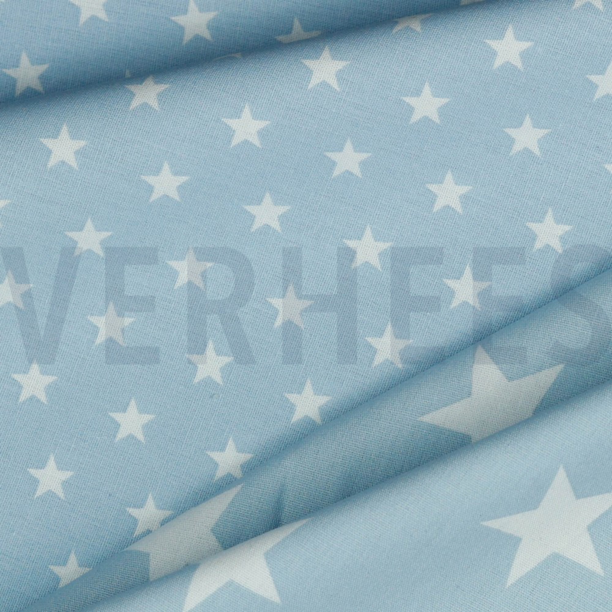 POPLIN PETIT STARS LIGHT BLUE (high resolution) #3