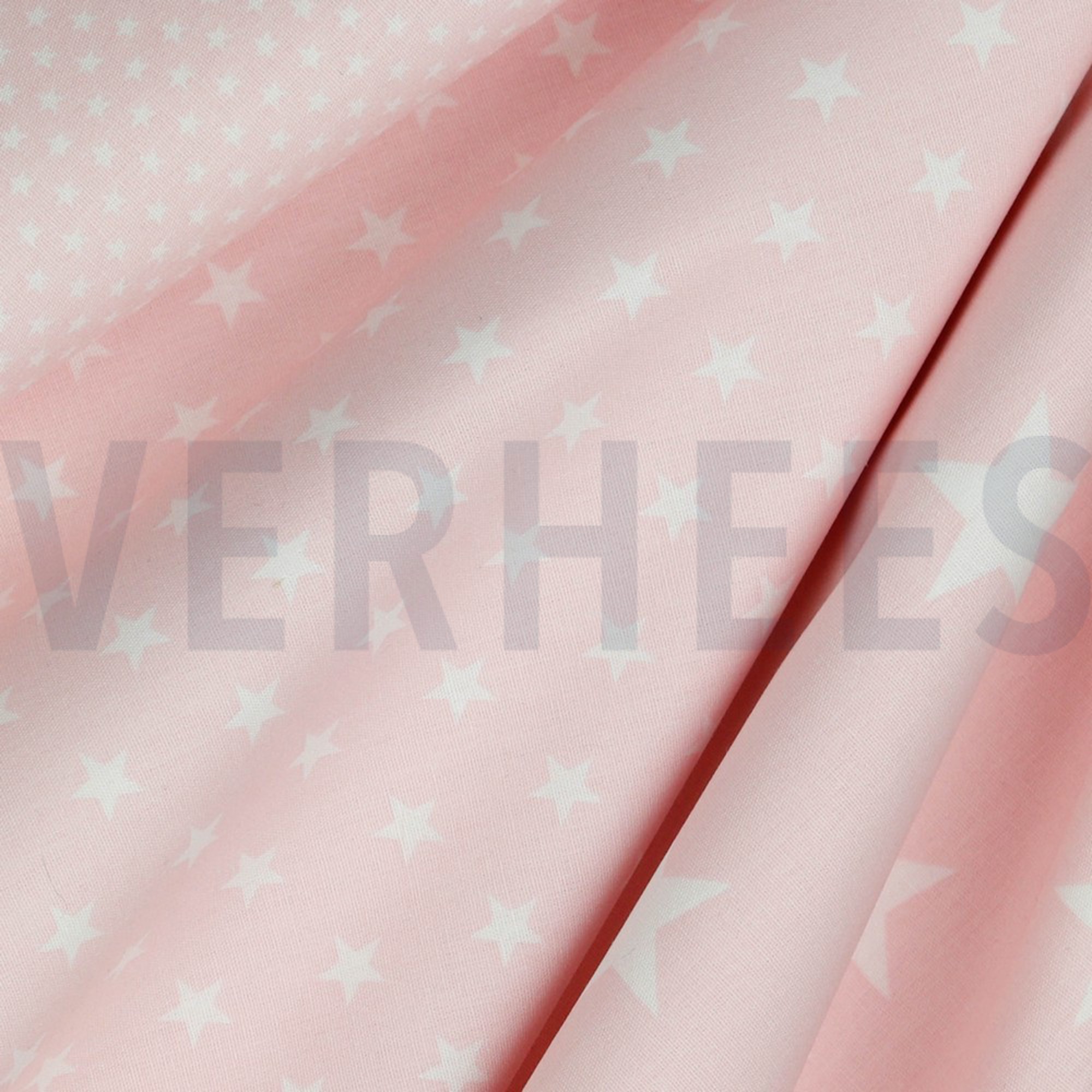 POPLIN PETIT STARS LIGHT ROSE (high resolution) #3