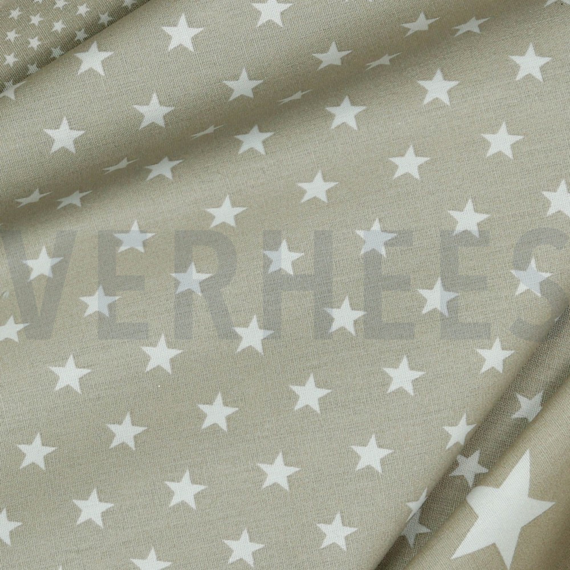 POPLIN PETIT STARS SAND (high resolution) #3