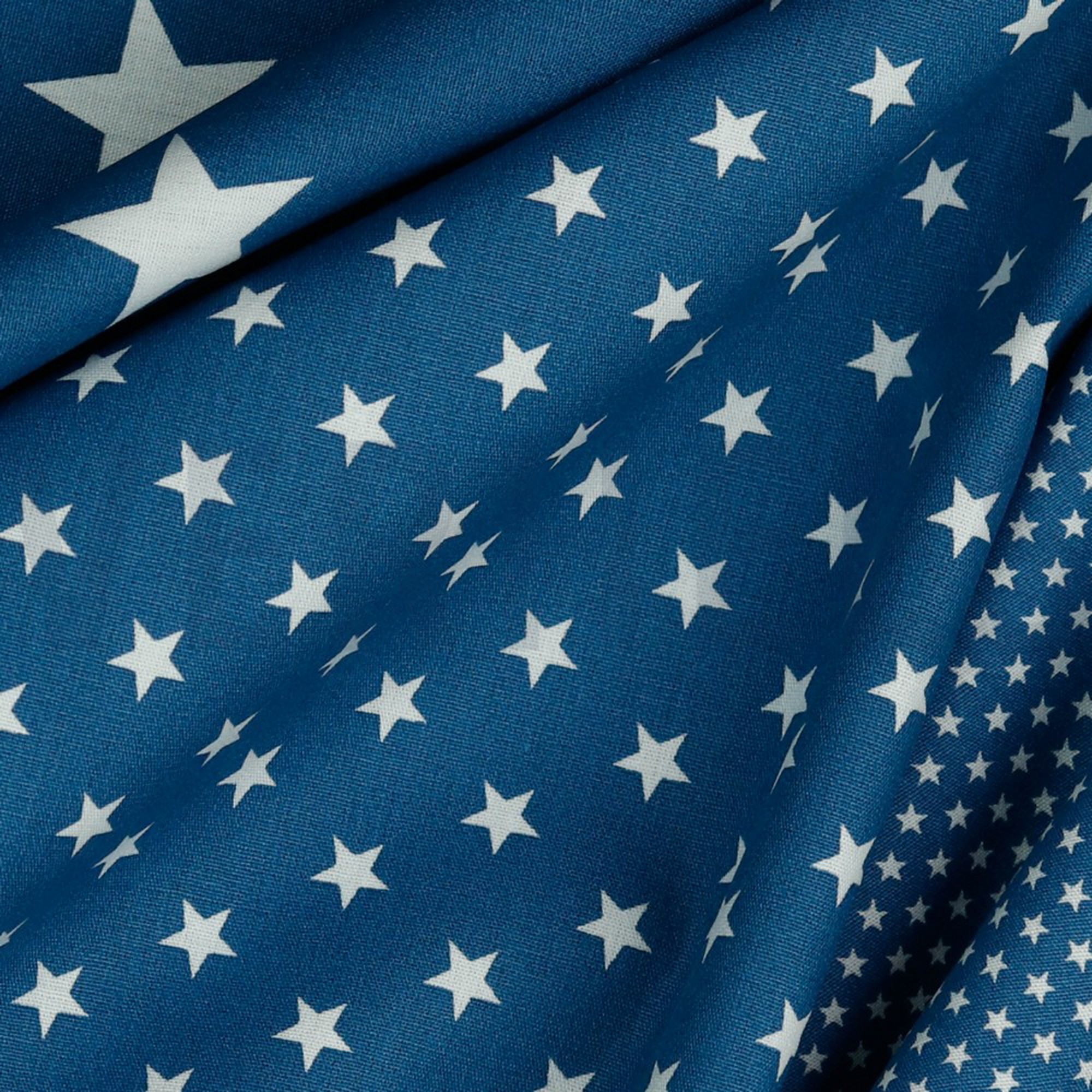 POPLIN PETIT STARS BLUE (high resolution) #3