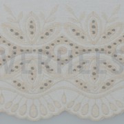 LINEN ONE-SIDE BORDER ECRU (thumbnail) #3