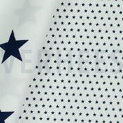 POPLIN MINI STARS WHITE/NAVY (thumbnail) #3