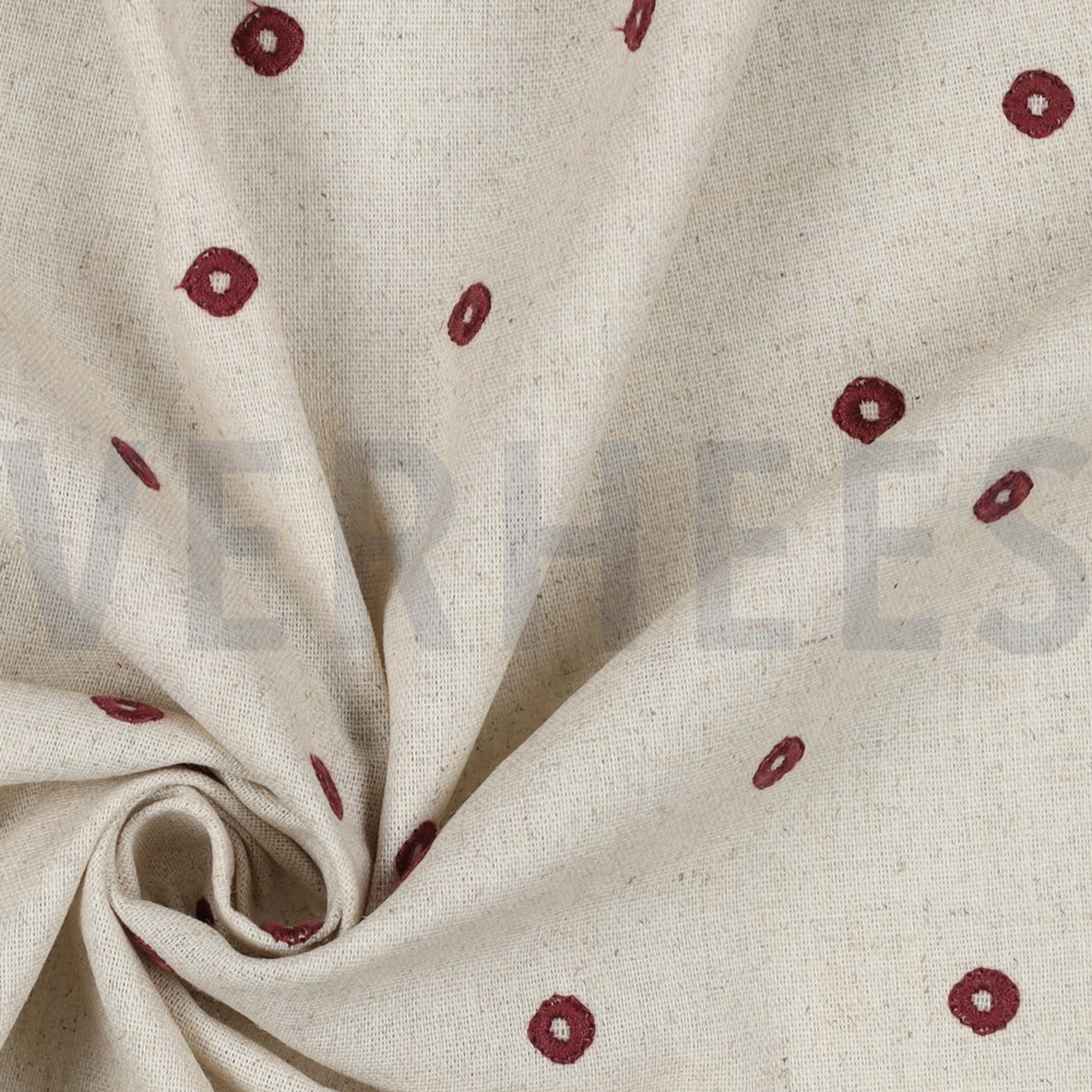 LINEN VISCOSE EMBROIDERY SQUARE BLUSH (high resolution) #3