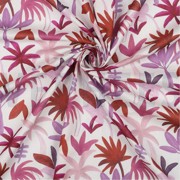 COTTON VOILE DIGITAL PALM HAVEN RED (thumbnail) #3