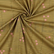 FINE POPLIN BROKEN STRIPE GREEN (thumbnail) #3