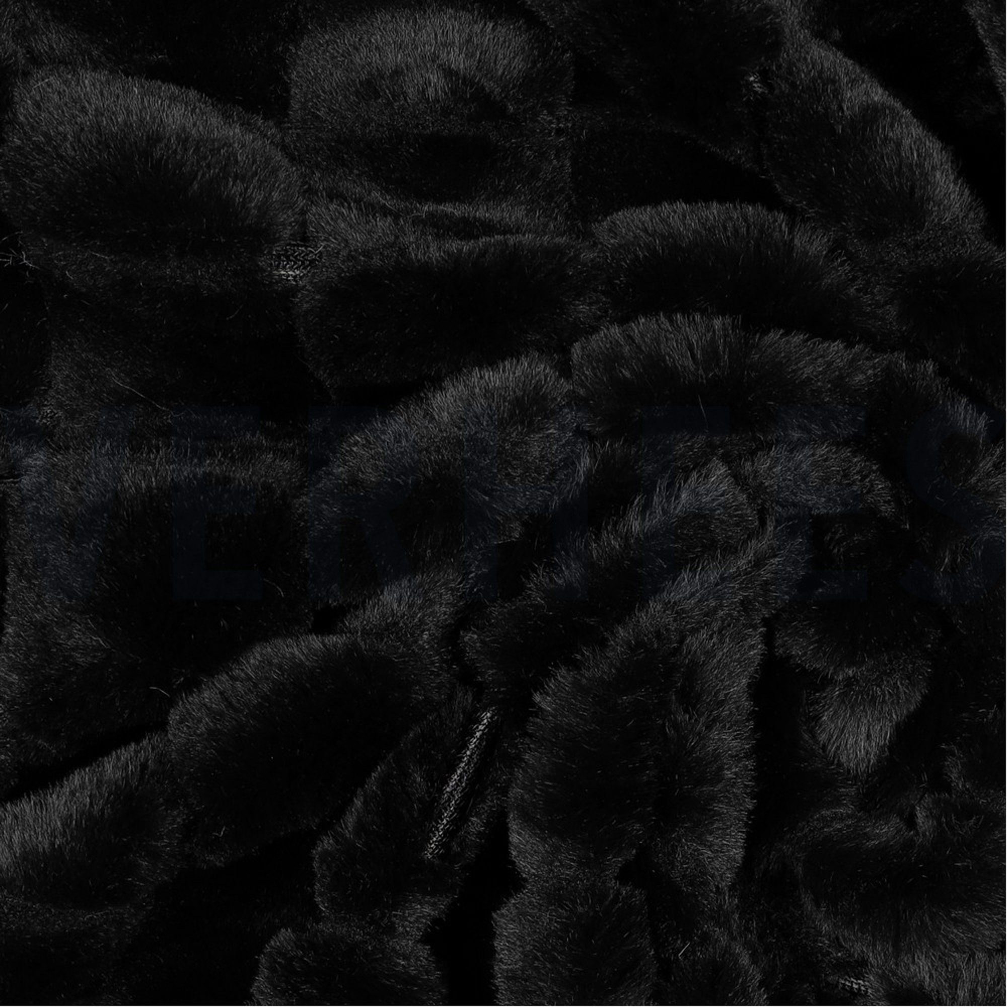 FAUX FUR BLOCK BLACK (high resolution) #3
