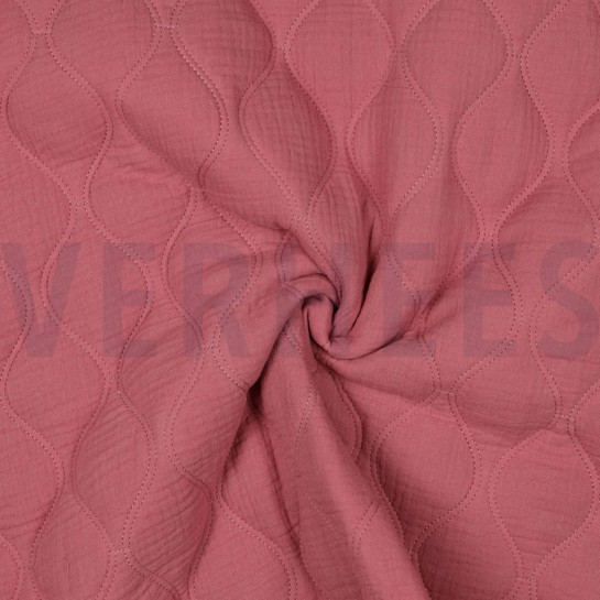 MUSSELIN QUILT MAUVE #7