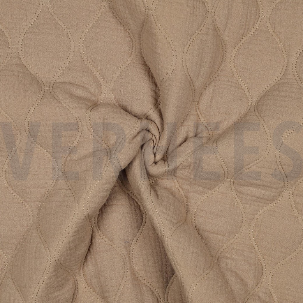 DOUBLE GAUZE QUILT BEIGE #3