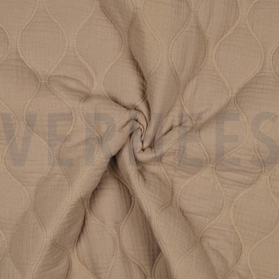 DOUBLE GAUZE QUILT BEIGE #7