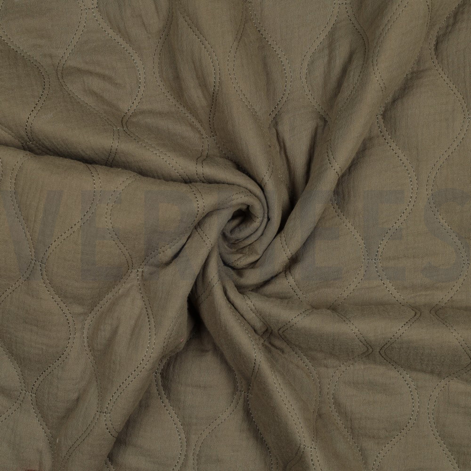DOUBLE GAUZE QUILT MOSS GREEN (high resolution) #3