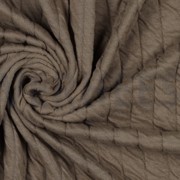 QUILTED JERSEY STRIPE TAUPE (thumbnail) #3