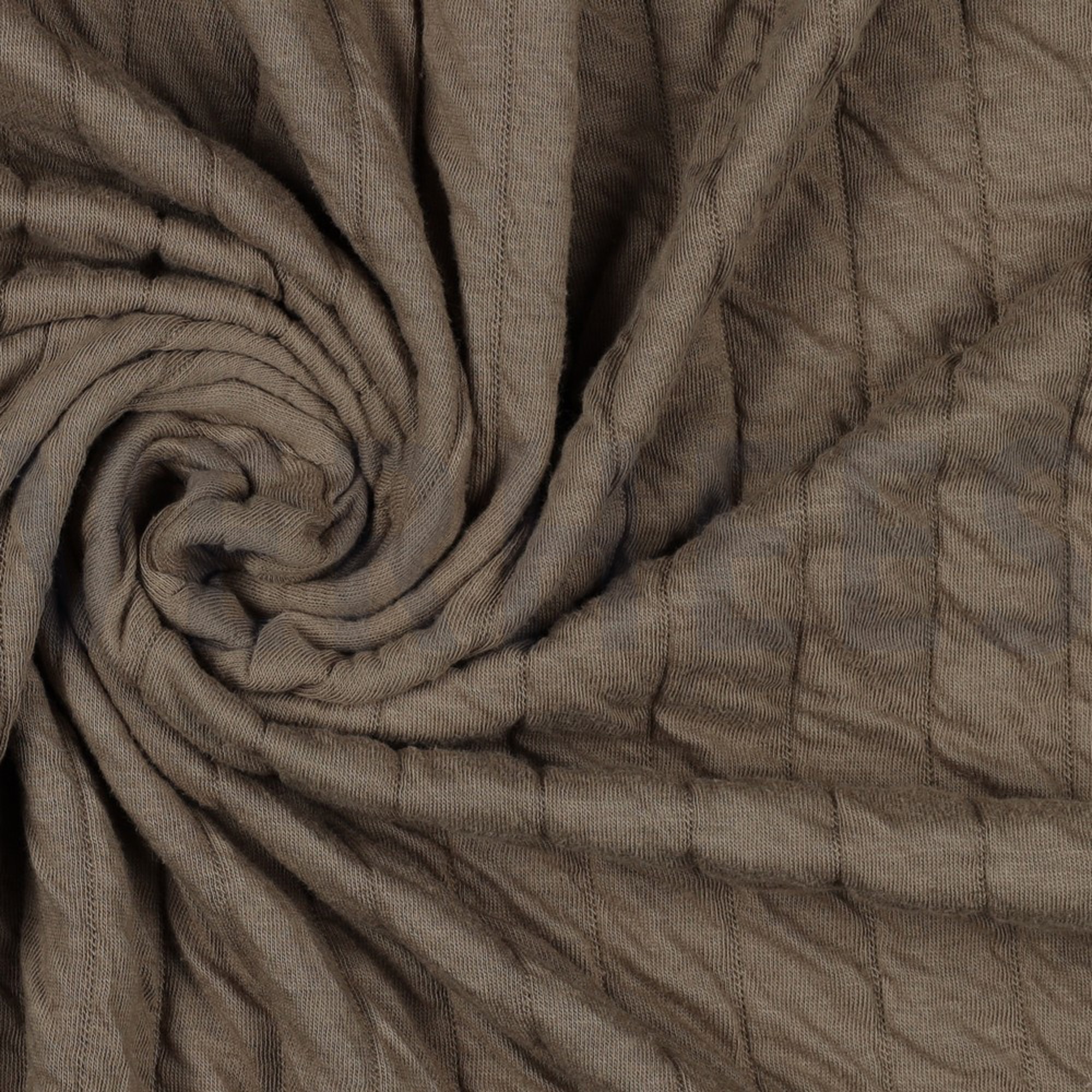 QUILTED JERSEY STRIPE TAUPE (high resolution) #3