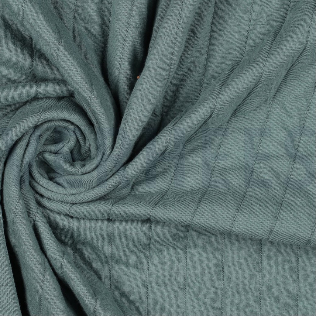QUILTED JERSEY STRIPE JADE #3
