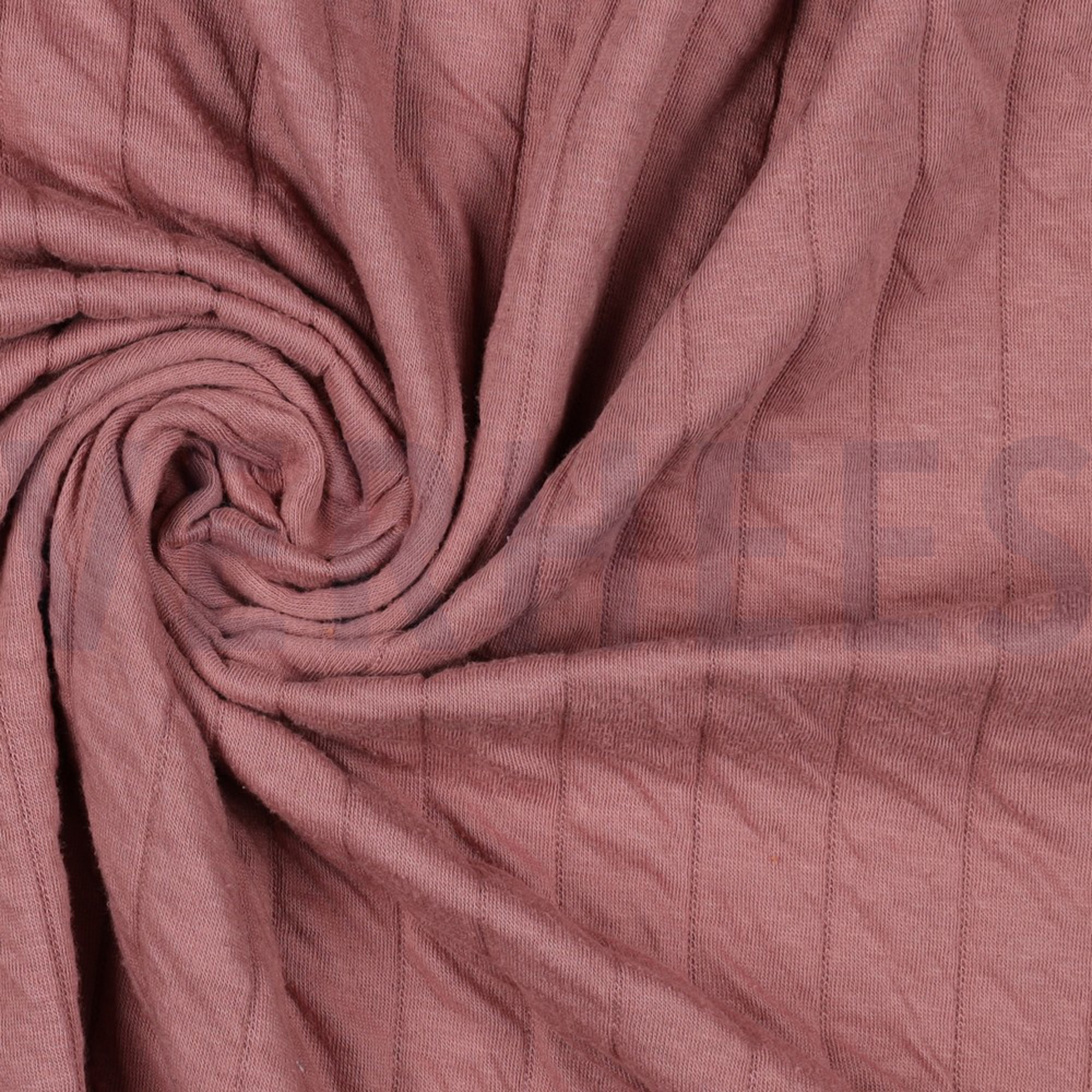 QUILTED JERSEY STRIPE DARK ROSE (high resolution) #3