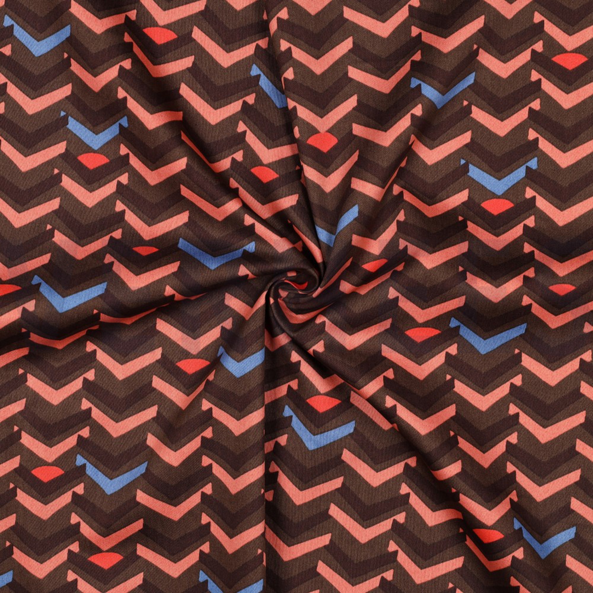 COTTON SATIN GEOMETRIC TAUPE (high resolution) #3