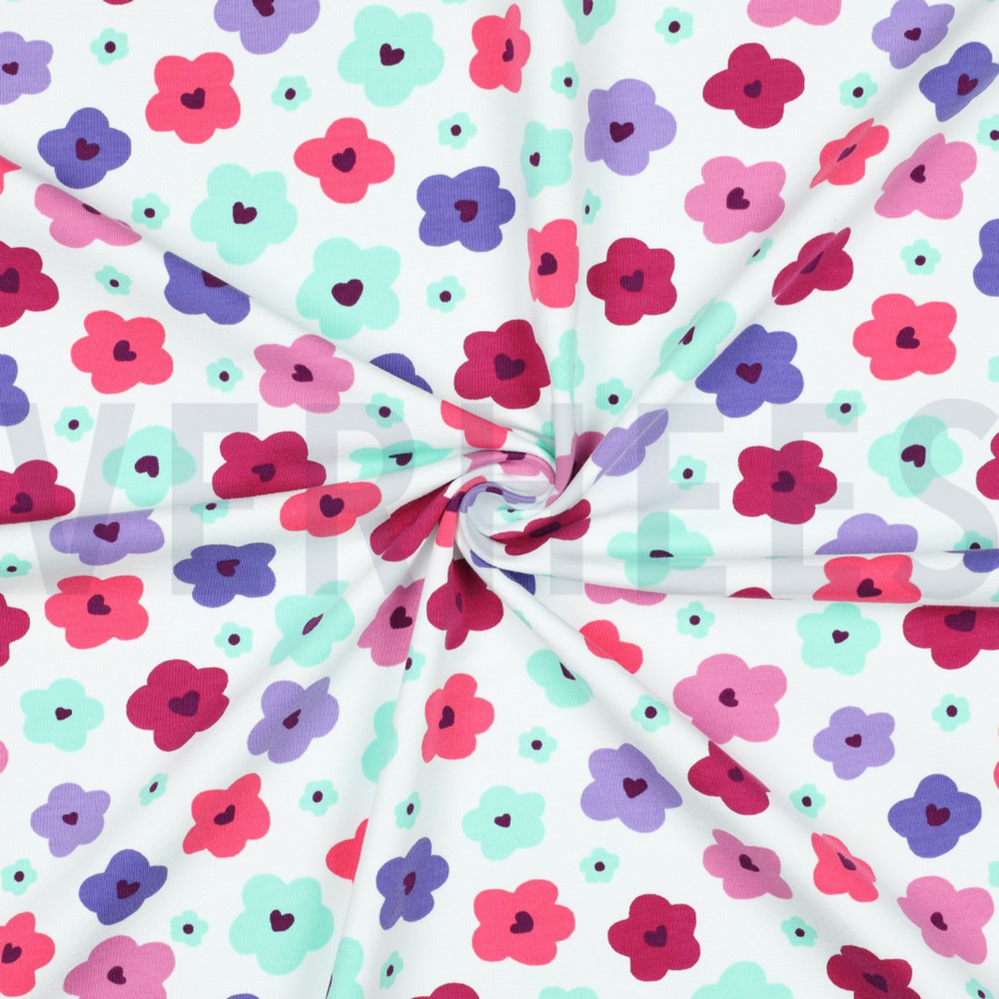 FRENCH TERRY ABSTRACT FLOWERS OFF-WHITE (high resolution) #3