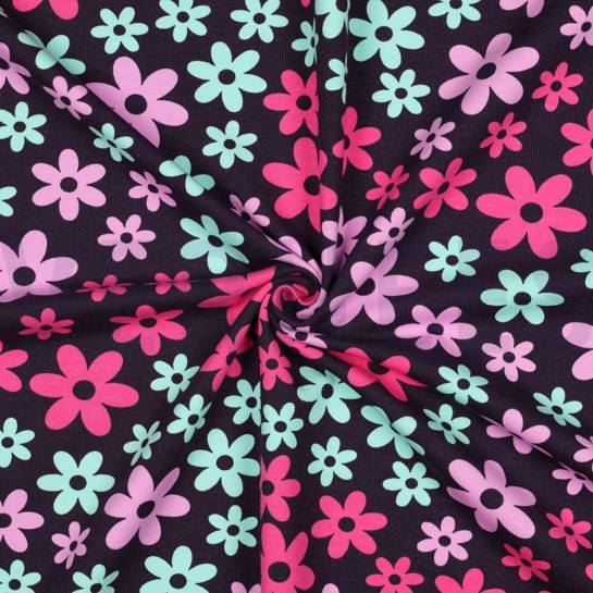 SOFT SWEAT BLOEMEN ANTRACIET #7