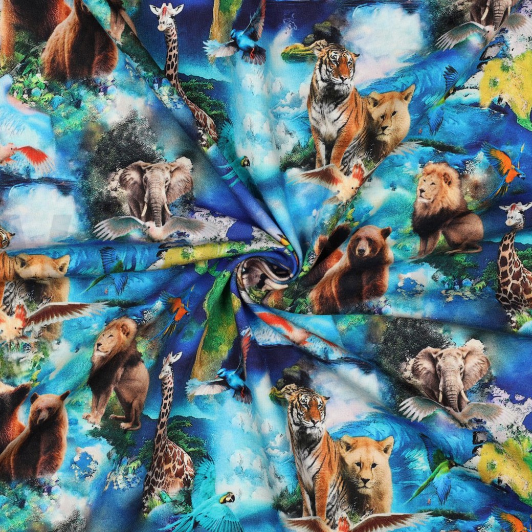 SWEAT DIGITAL ANIMALS BLUE #3