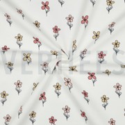 WAFFLE JERSEY FLOWERS BORDEAUX (thumbnail) #3