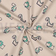 FLANNEL DINOSAURS BEIGE (thumbnail) #3