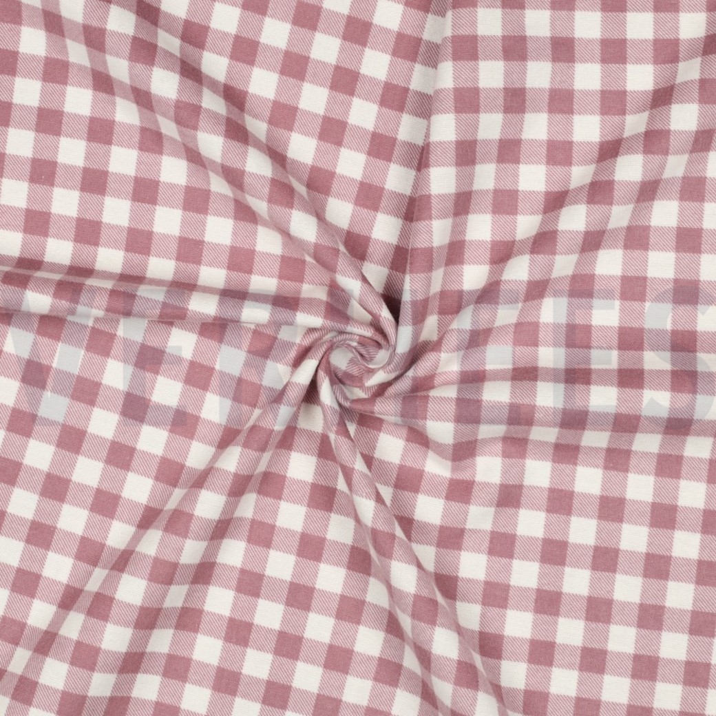 FLANNEL CHECKS MAUVE #3