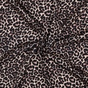 VISCOSE SATIN DIGITAL ANIMAL SKIN BLACK (thumbnail) #3