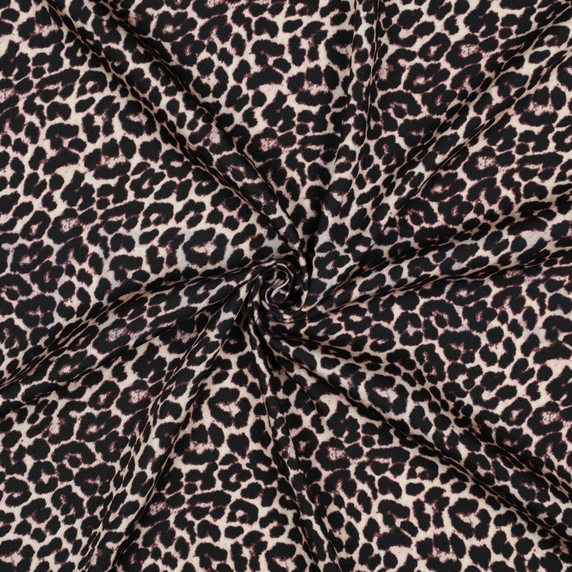VISCOSE SATIN DIGITAL ANIMAL SKIN BLACK (high resolution) #3