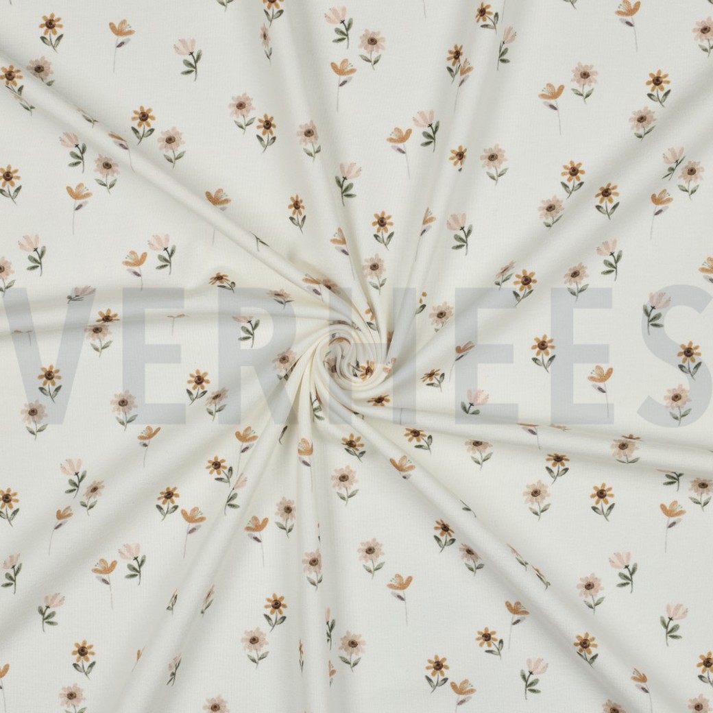 JERSEY DIGITAL FOREST ANIMALS WHITE #3