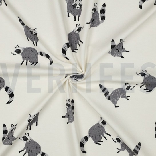 JERSEY DIGITAL WASCHBÄREN GEBROCHEN WEISS #7