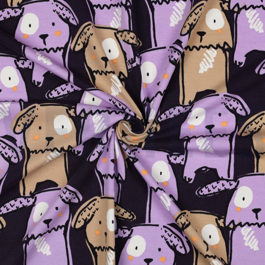 JERSEY HUNDE DUNKELVIOLETT #7