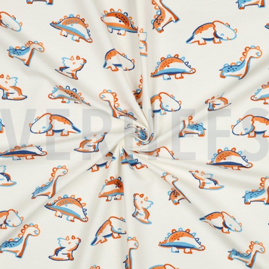 JERSEY GOTS DINOSAURIER GEBROCHEN WEISS #7