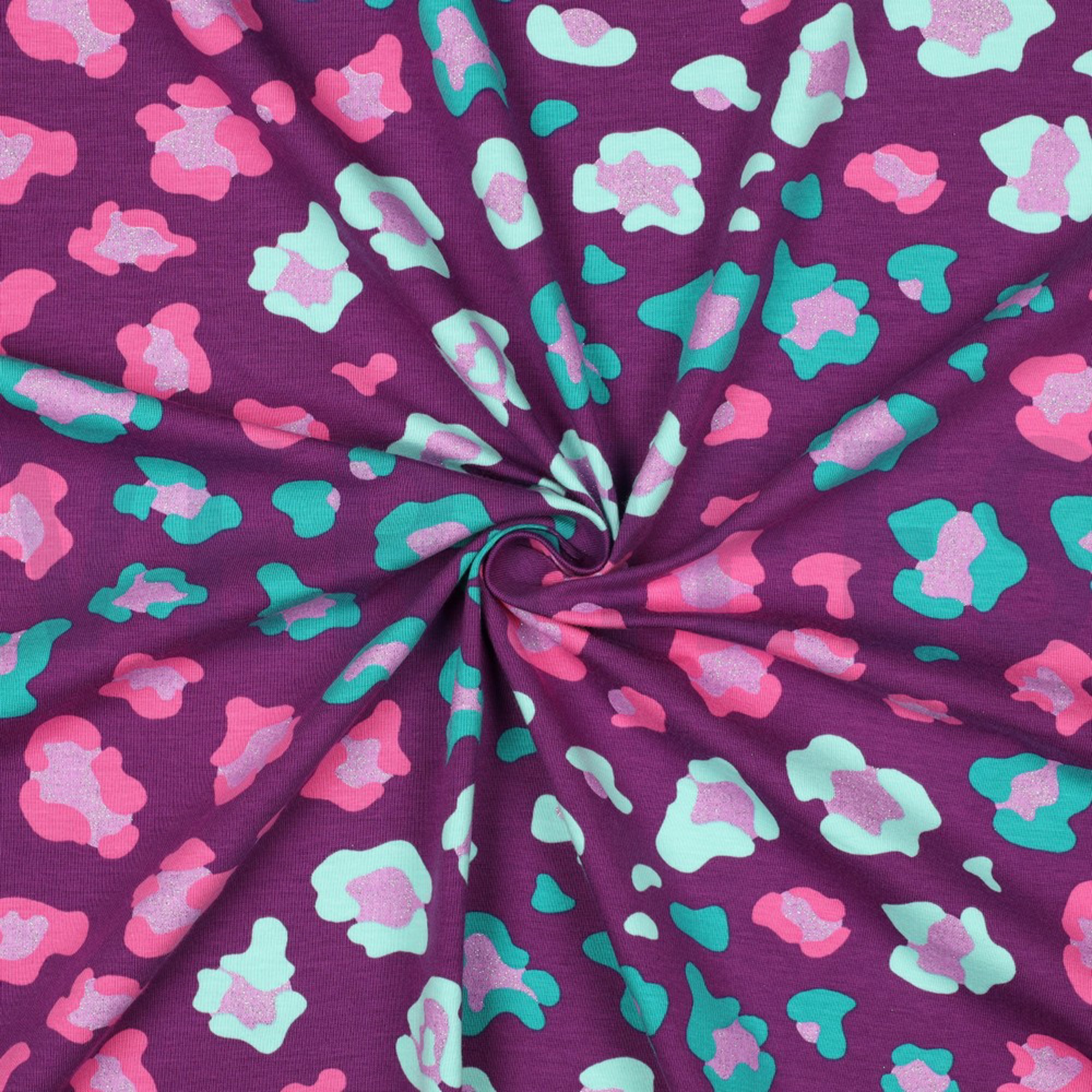JERSEY GLITTER ANIMAL SKIN PURPLE (high resolution) #3