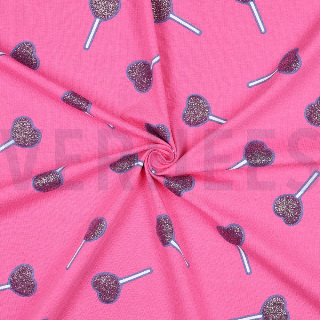 JERSEY GLITTER LOLLYPOP FUCHSIA #3