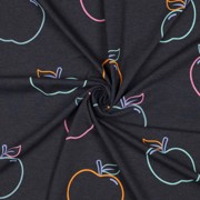 JERSEY MELANGE APPLES ANTHRACITE (thumbnail) #3