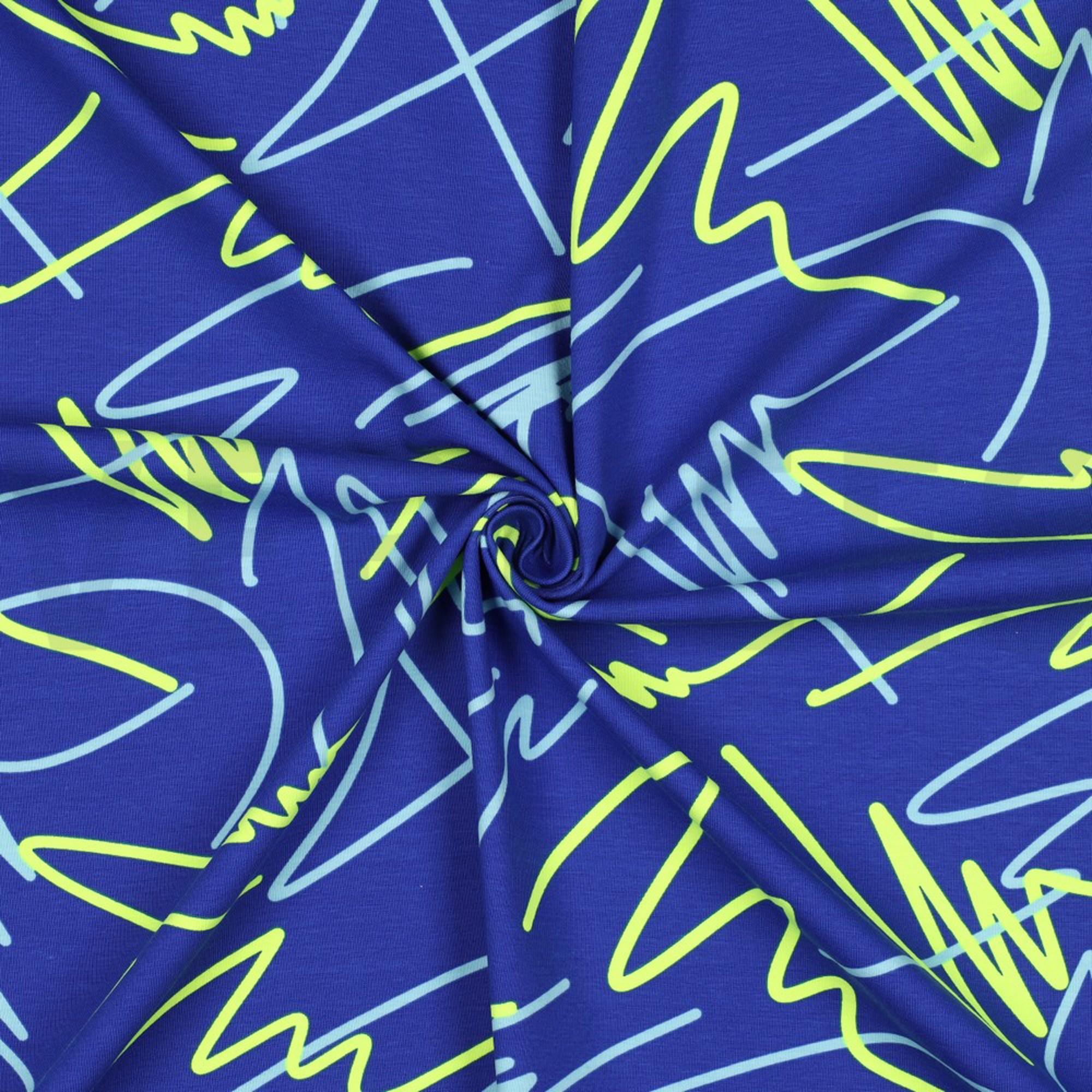 JERSEY NEON ABSTRACT COBALT (high resolution) #3
