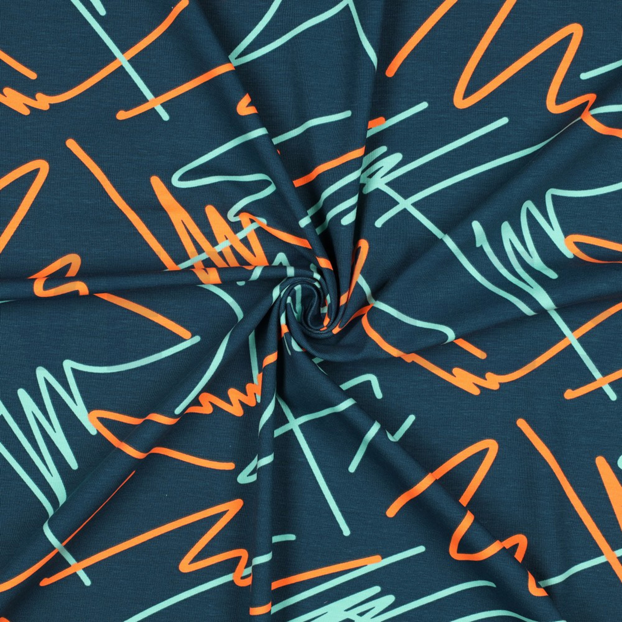 JERSEY NEON ABSTRACT PETROL (high resolution) #3