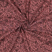 DOUBLE GAUZE FLOWERS BORDEAUX (thumbnail) #3