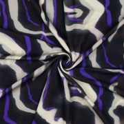 PUNTA DI ROMA DIGITAL ABSTRACT NAVY/OFF-WHITE (thumbnail) #3