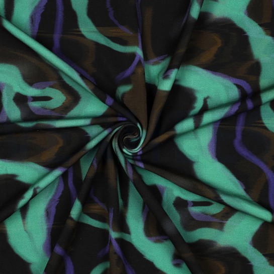 PUNTA DI ROMA DIGITAAL ABSTRACT GROEN #7