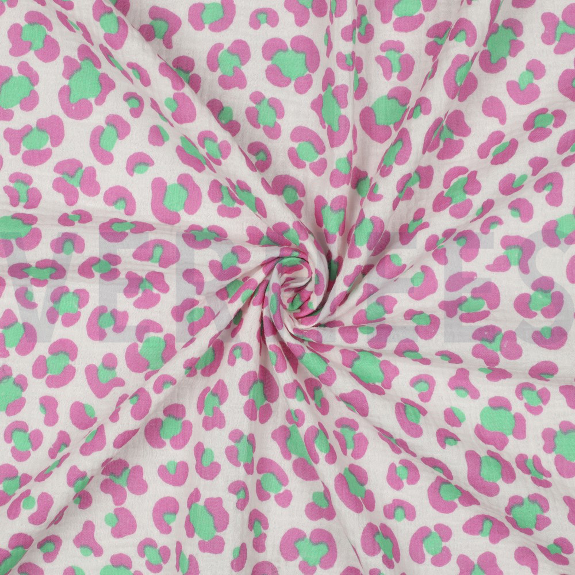 DOUBLE GAUZE ANIMAL SKIN ECRU (high resolution) #3