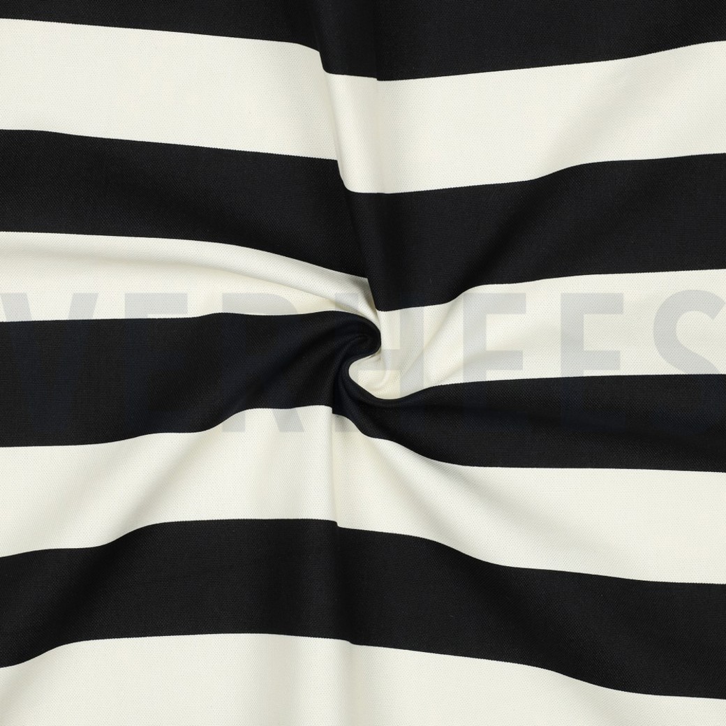 CANVAS STRIPES BLACK/OFF-WHITE #3