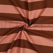 CANVAS STRIPES SALMON / BROWN (thumbnail) #3