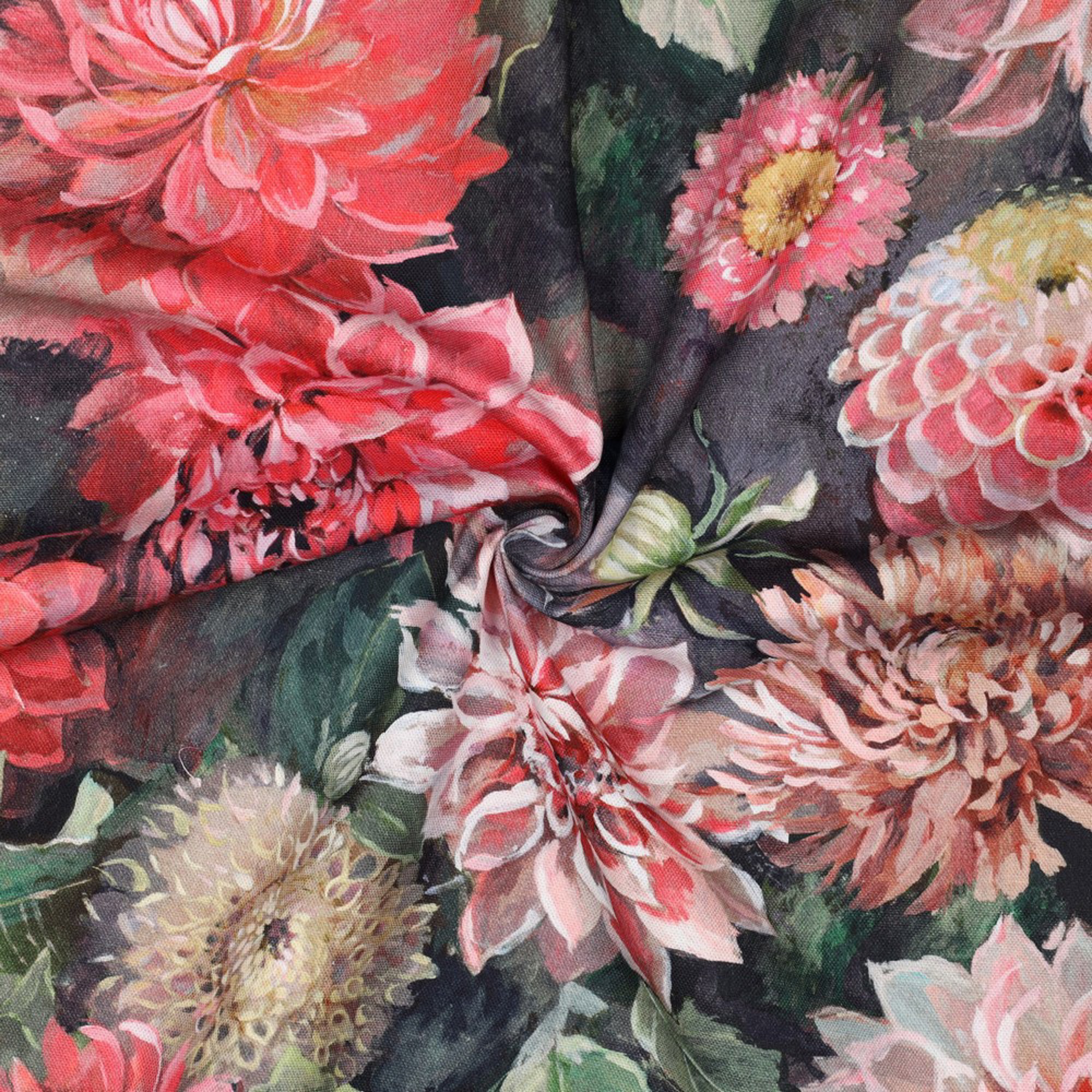 CANVAS DIGITAL FLOWERS RED (high resolution) #3